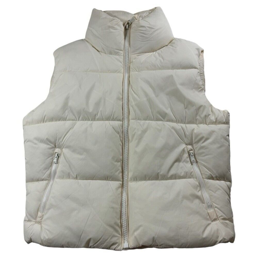Old Navy Women Winter Water-Resistant Quilted Puffer Vest Jacket Outdoor Wear XS